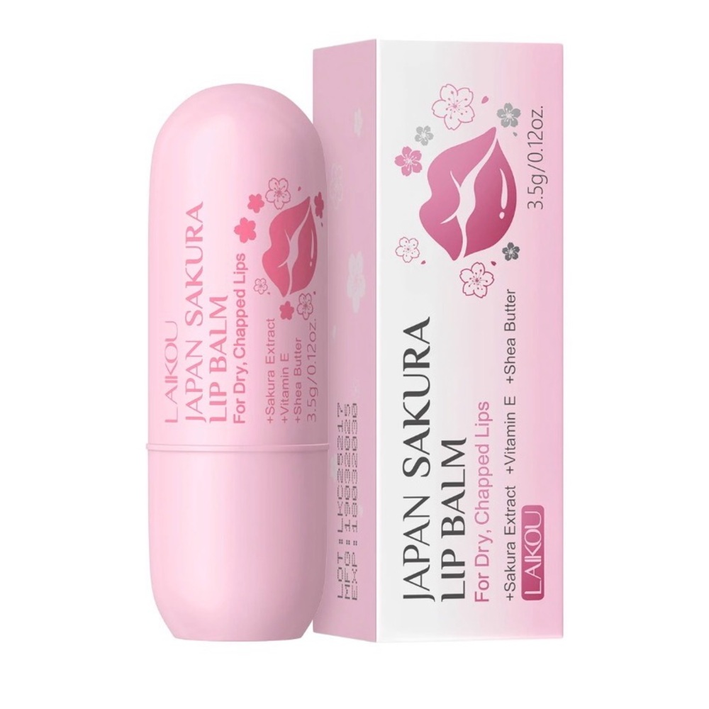 Laikou Japan Sakura Lip Balm 3.5g